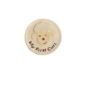 Babycakes Ceramic My First Curl Holder 2" x 1.5" NWT Baby Gift